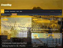 Tablet Screenshot of cranemag.com